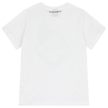 Boys White Logo T-Shirt