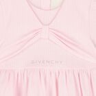 طقم فستان بنات بالشعار باللون الوردى , 1, hi-res