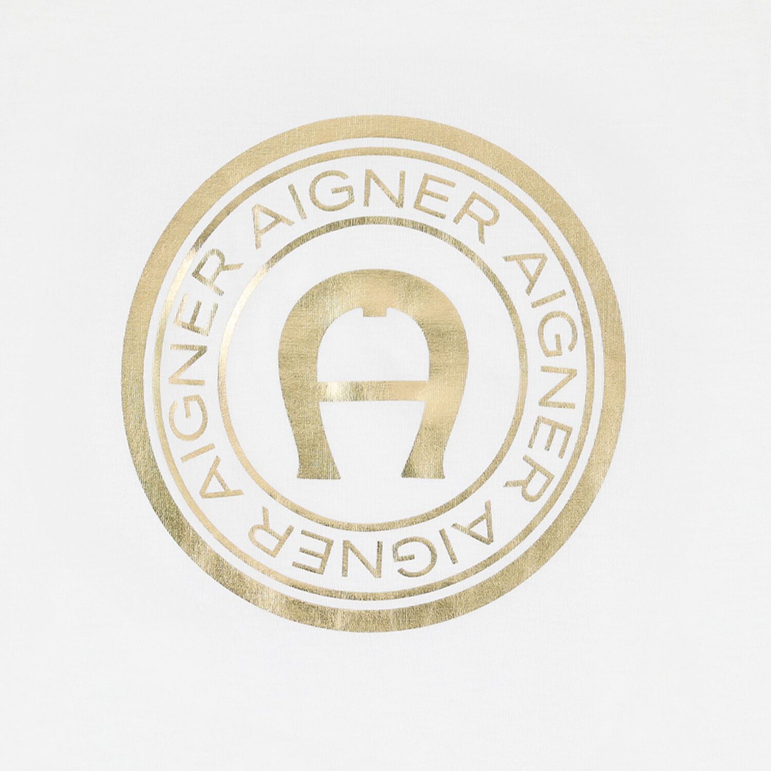 تي شيرت اولاد بالشعار باللون الأبيض والذهبي , 1, hi-res image number null