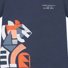 Boys Navy Blue T-Shirt, 1, hi-res