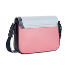 Girls Blue & Pink Logo Handbag, 1, hi-res