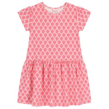 Girls Pink Floral Dress