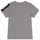 Boys Grey Logo T-Shirt, 1, hi-res