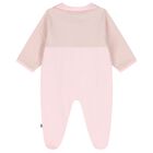 Baby Girls Pink & Gold Logo Babygrow Gift Set, 3, hi-res
