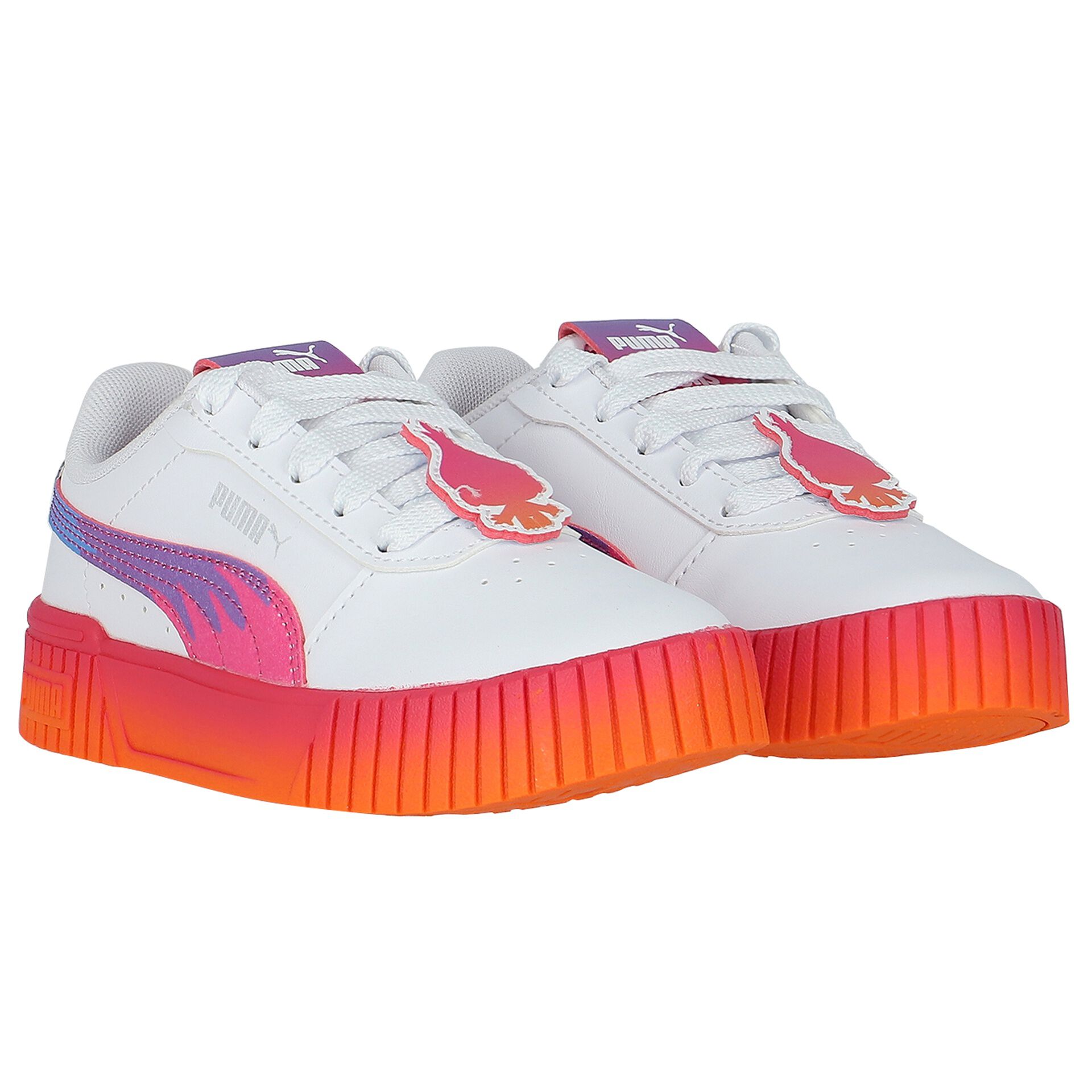 Girls pink puma trainers new arrivals