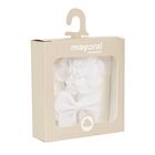 Baby Girls White Flower Headband & Clip Set, 3, hi-res