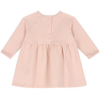 Baby Girls Pink Logo Dress