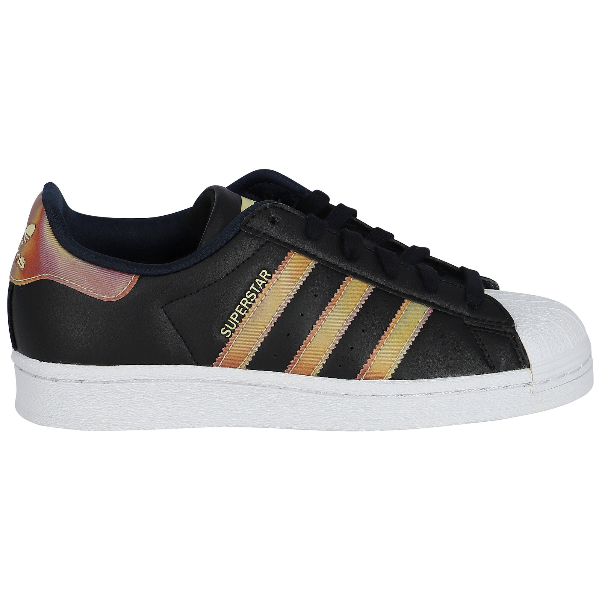 Adidas superstar iridescent black top