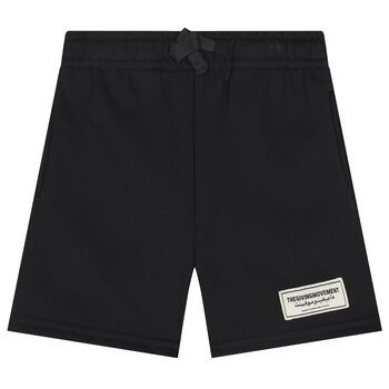 Black Logo Shorts