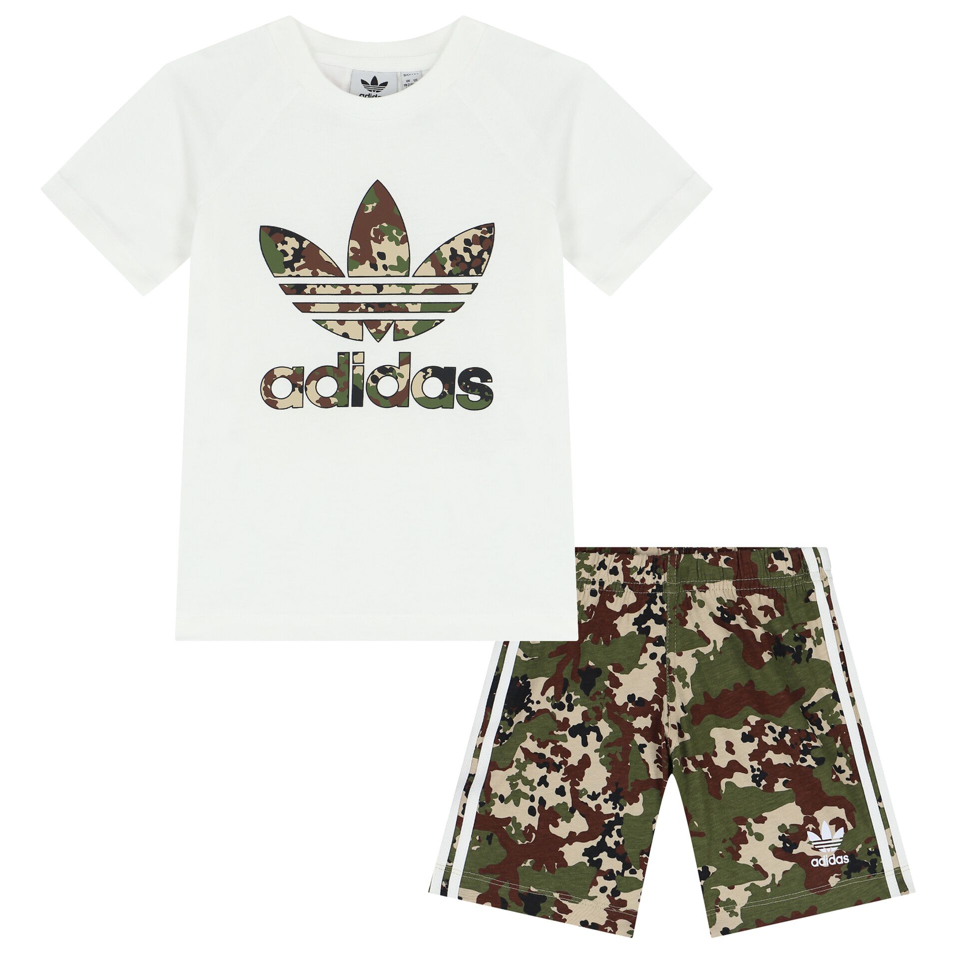 Adidas baby short set on sale