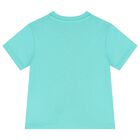 Younger Boys Ivory, Aqua & Grey Shorts Set, 4, hi-res