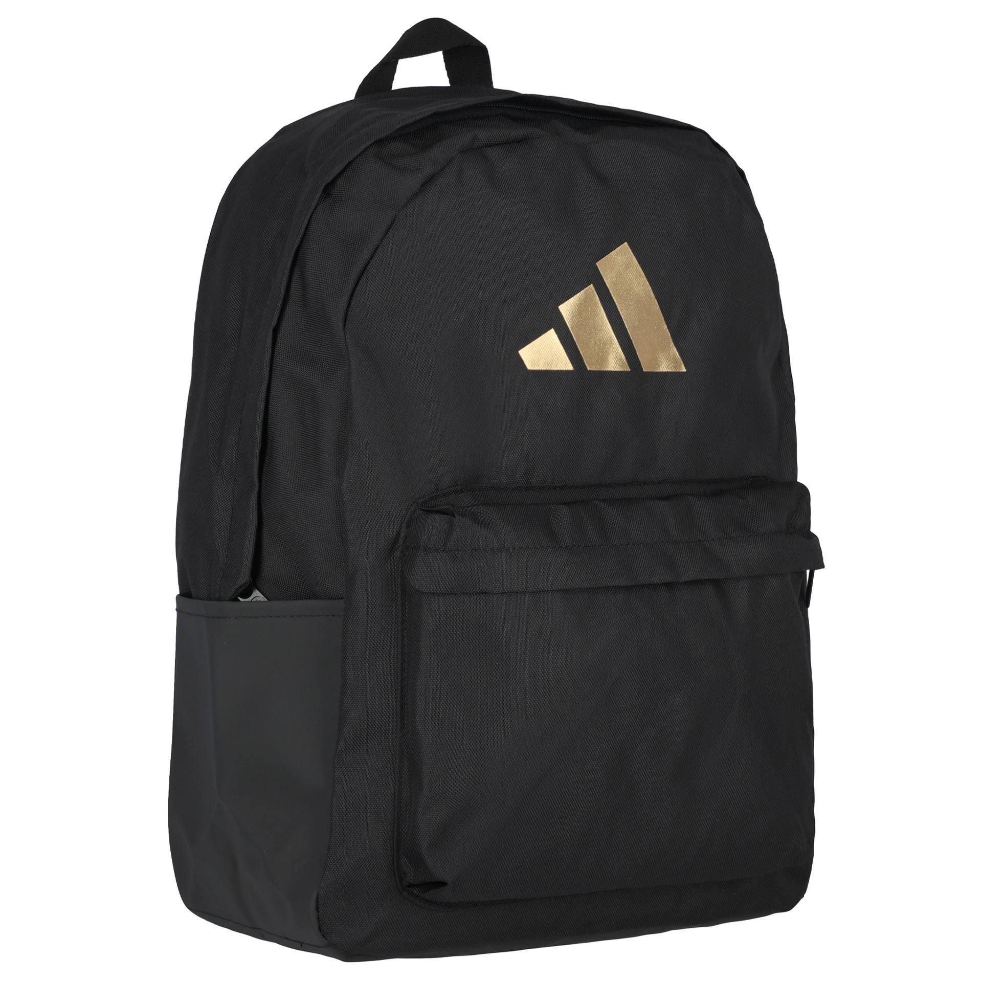 Adidas Kids Black & Gold Logo Backpack | Junior Couture USA