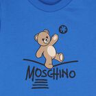 Younger Blue Teddy Bear Logo Long Sleeve Top, 2, hi-res