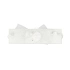 Baby Girls Ivory Bow Headband, 1, hi-res