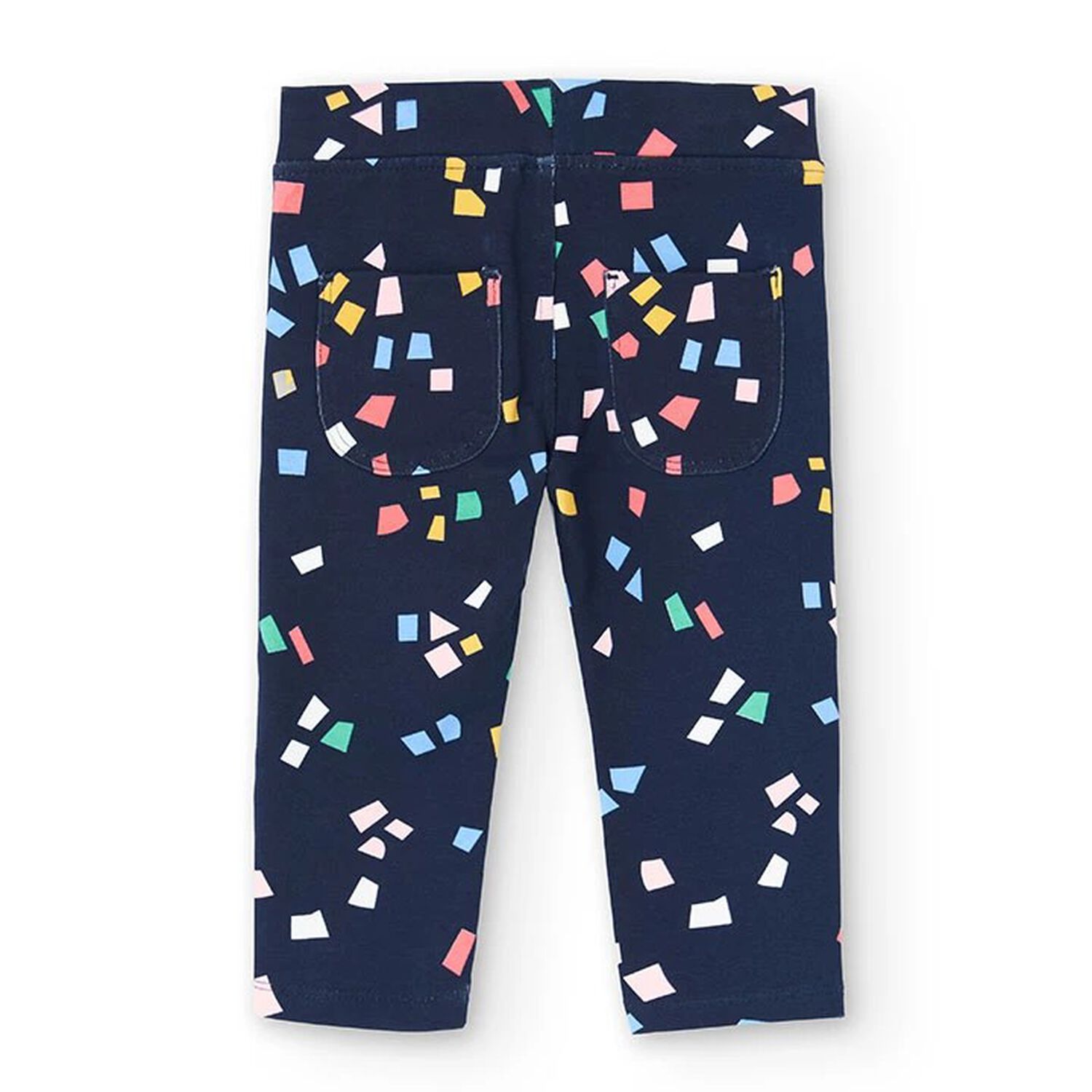 بنطلون باللون الكحلي للبنات, 1, hi-res