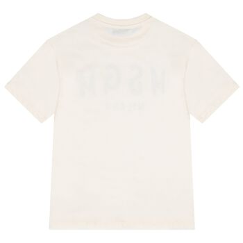Ivory & Black Logo T-Shirt