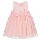 Baby Girls Pink Tulle Dress Set, 1, hi-res