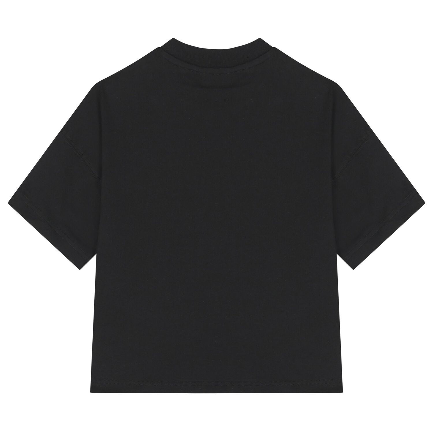 تيشيرت للأولاد بشعار دب تيدي باللون الأسود, 2, hi-res