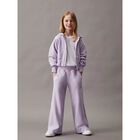 Girls Purple Logo Trousers, 1, hi-res