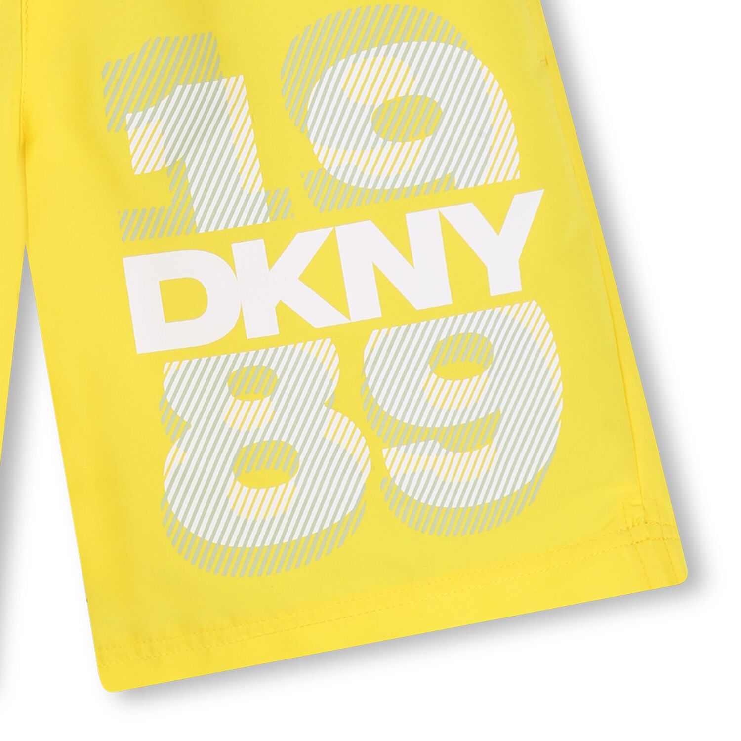 Boys Yellow Logo Shorts, 1, hi-res