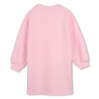 Girls Pink Boke Flower Logo Dress, 1, hi-res