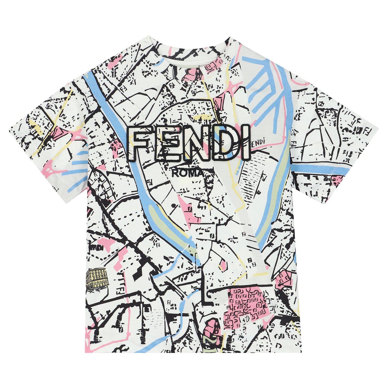 تيشيرت بالشعار باللون الأبيض للأولاد, 1, hi-res