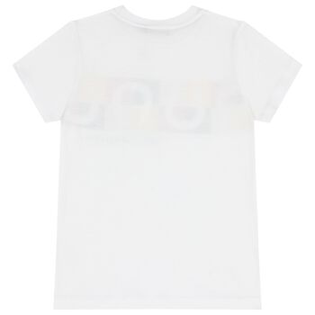 Boys White Logo T-Shirt