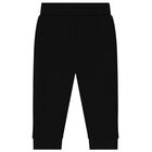 Younger Boys Black & White Logo Tracksuit Set, 1, hi-res