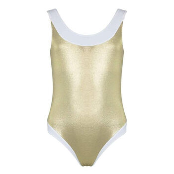 Girls Gold Swimsuit