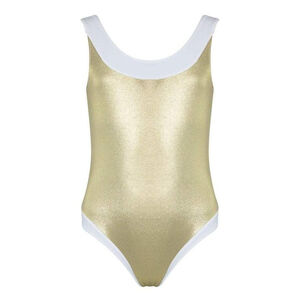 Girls Gold Swimsuit