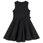 فستان بنات من الساتان بطبعه زهور باللون الوردى والاسود , 1, hi-res