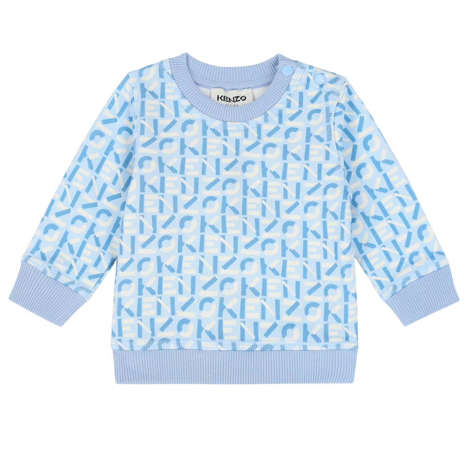 Younger Boys Blue Logo Sweatshirt, 1, hi-res image number null
