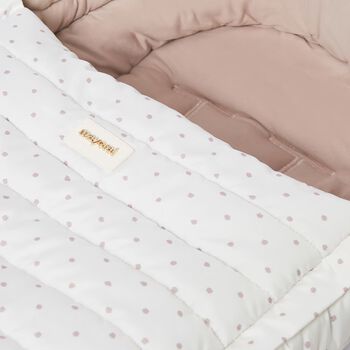 Ivory Polka Dot Baby Nest