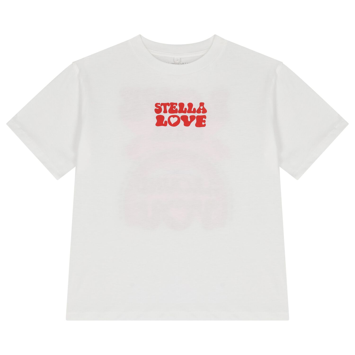 Girls White Logo T-Shirt, 1, hi-res