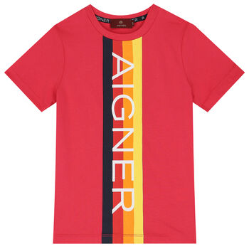 Boys Red Logo T-Shirt