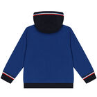 Boys White, Blue & Grey 3 Piece Tracksuit, 1, hi-res