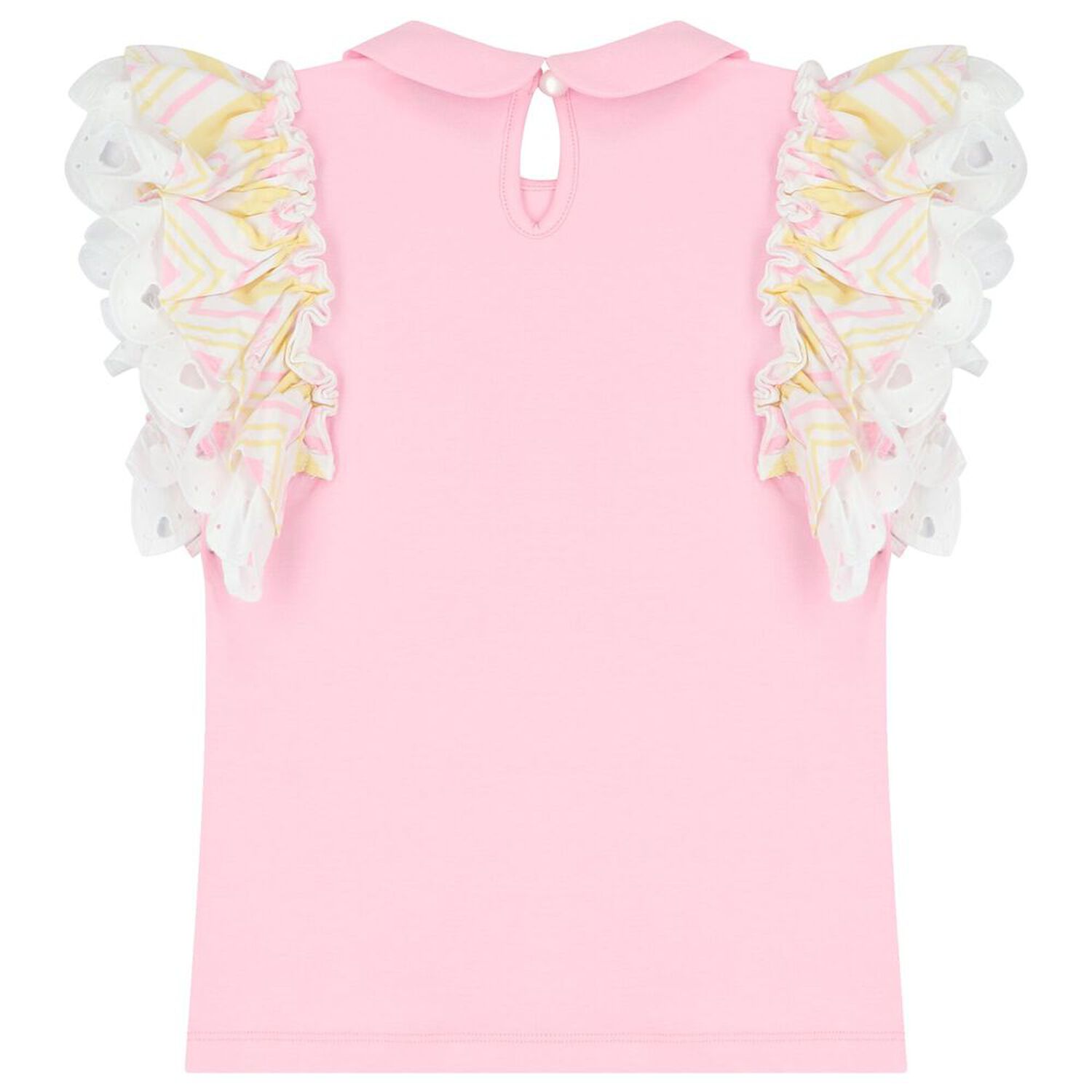 Girls Pink & White Heart Skirt Set, 1, hi-res image number null