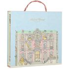 طقم هدايا لغرفة نوم طفلة صغيرة باللون الوردي الفرنسي، يتضمن لفافة ومريلة., 1, hi-res