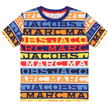 Boys Multi-Colored Logo T-Shirt