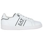 White Logo Trainers, 1, hi-res