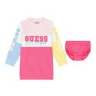 Baby Girls Multi-Coloured Logo Dress Set, 1, hi-res
