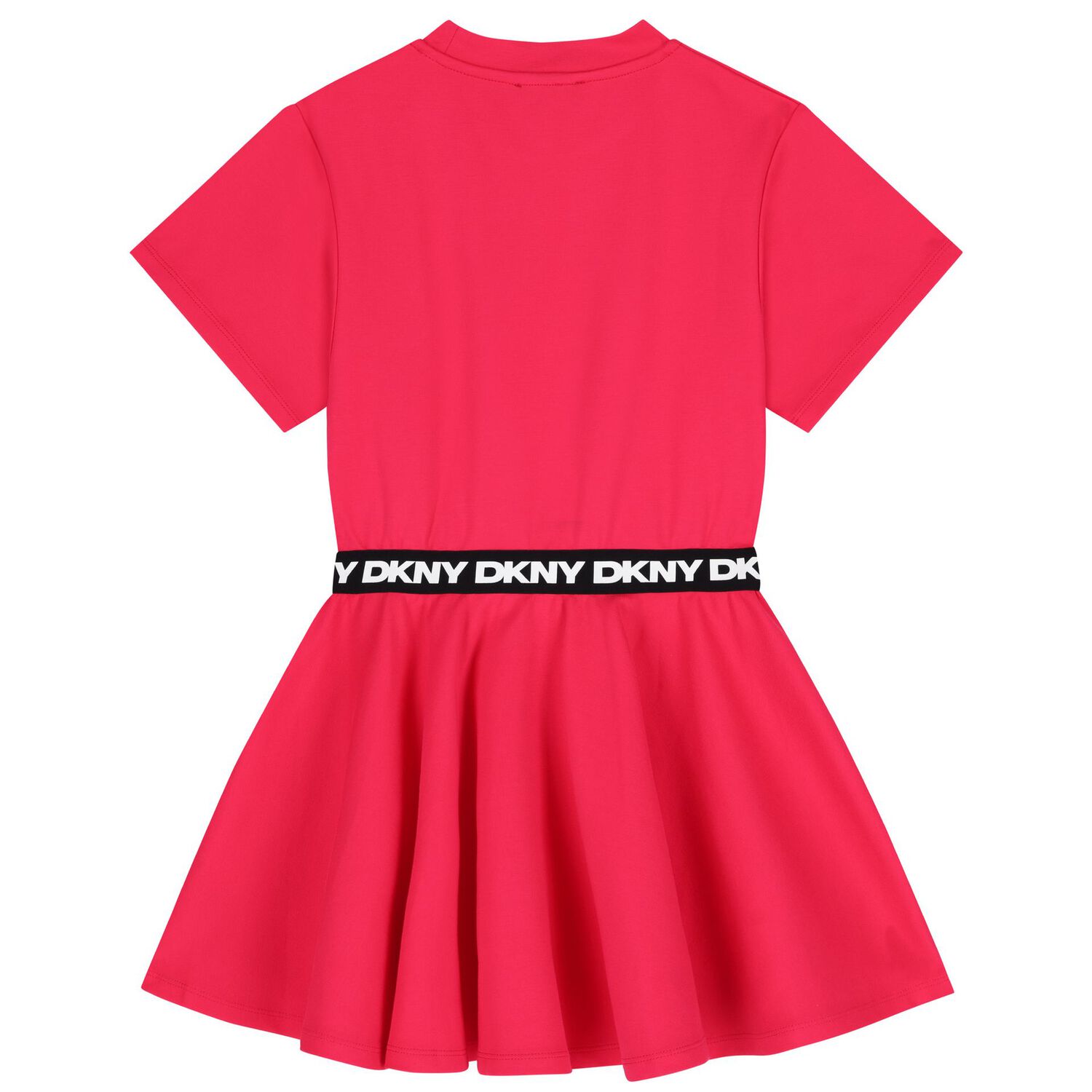 Girls Pink Logo Dress, 2, hi-res