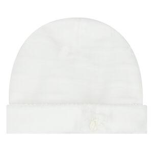 Baby Girls White Bow Hat