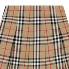 Girls Beige Check Skirt, 1, hi-res