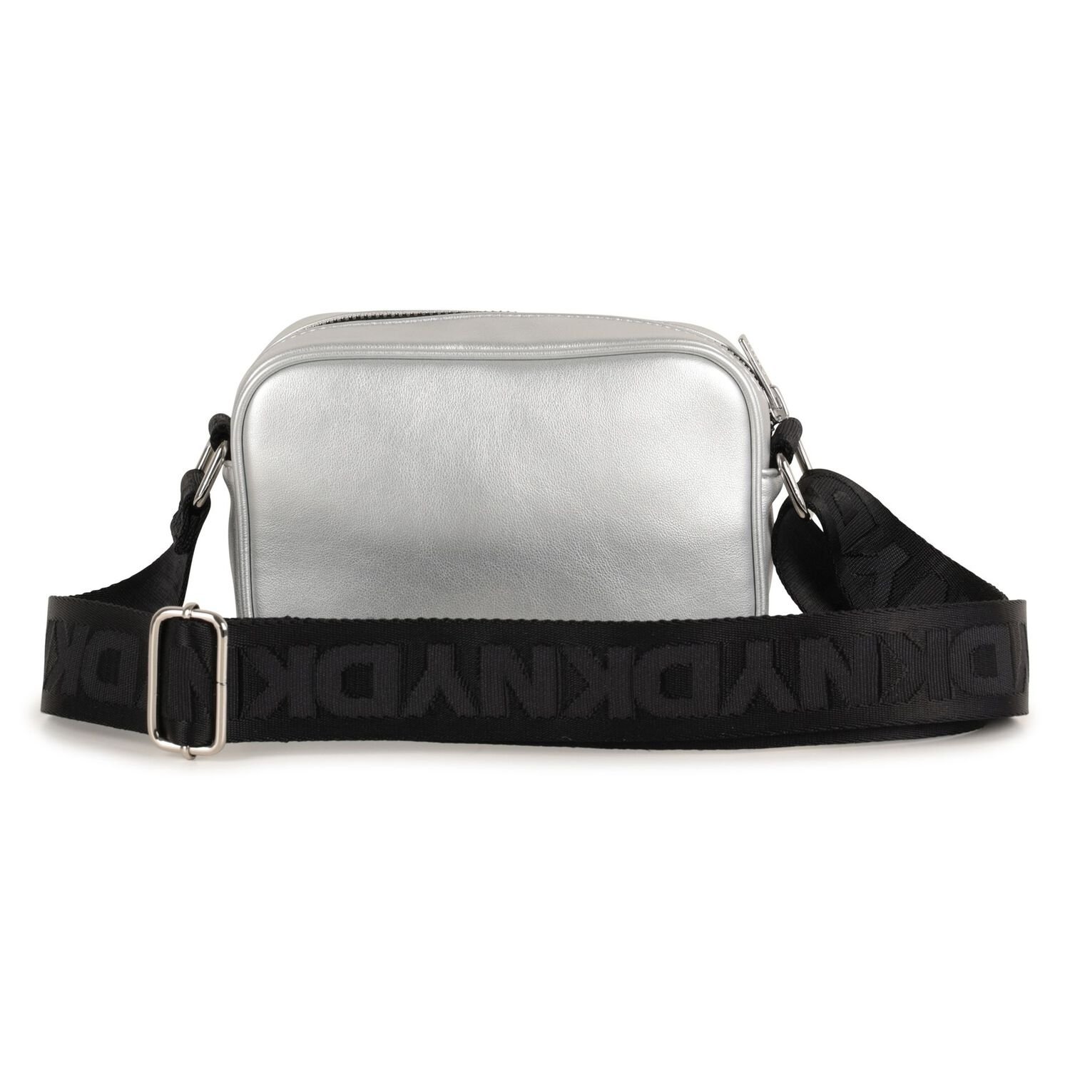Girls Silver Logo Bag, 1, hi-res
