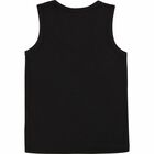 Girls Black Logo Top, 1, hi-res