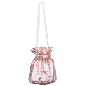Girls Rose Gold Pouch Bag