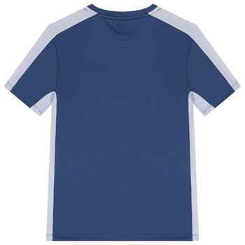 تيشيرت للأولاد أزرق اللون بشعار Dri-Fit