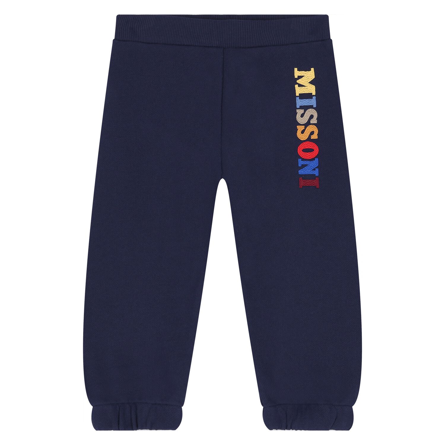 Younger Boys Navy Blue Joggers, 1, hi-res