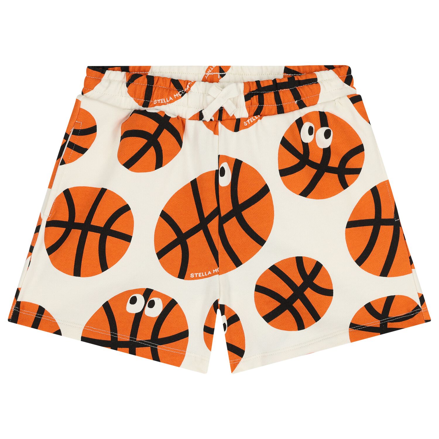 Boys Ivory Basketball Shorts, 1, hi-res